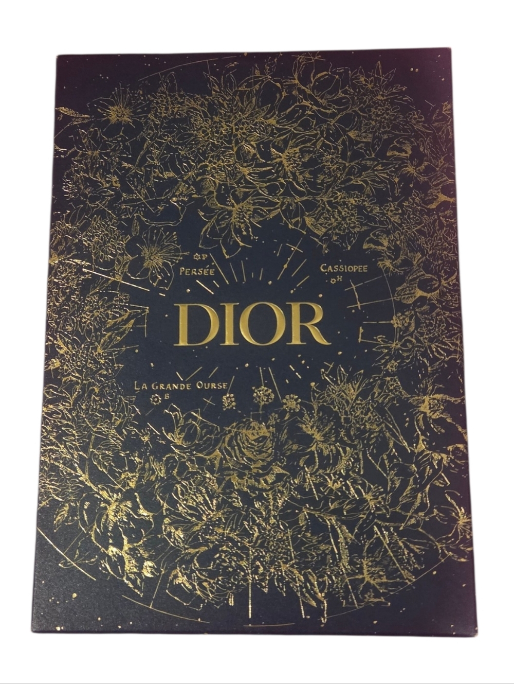 Dior Navy Blue & Gold Hardcover Journal & Outer Case - Picture 2 of 6
